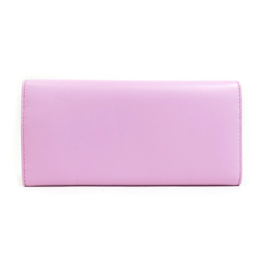 Salvatore Ferragamo Wallet Purple Long Leather Pink Purple Pink